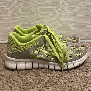 Neon Green Nike Free Run Women’s Size 8
